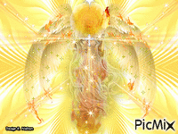 Archangel Uriel animovaný GIF
