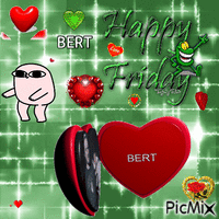 happy Friday Bert Gif Animado