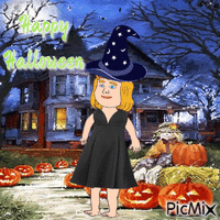 Witch baby Animated GIF
