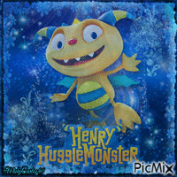 Henry Hugglemonster animovaný GIF