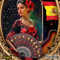 Spanish dancer animuotas GIF