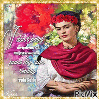 Frida Kalho - Besplatni animirani GIF