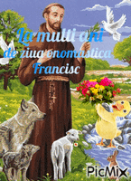 Sfintul Francisc - Bezmaksas animēts GIF