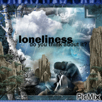 lonely man - Nemokamas animacinis gif