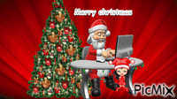 merry christmas - Бесплатный анимированный гифка