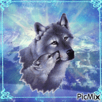 Wolves - GIF animate gratis
