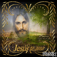 Jesus te Ama - Darmowy animowany GIF