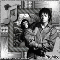 {♫}Michael Jackson in Greyscale{♫} - GIF animé gratuit