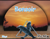 == Bonsoir == - Безплатен анимиран GIF
