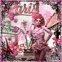 Pink Paris! - GIF animado grátis