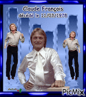 Claude François geanimeerde GIF