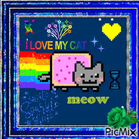 !! ♡︎ Nyan cat - 無料のアニメーション GIF