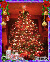 Christmas tree κινούμενο GIF