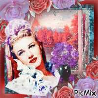 Ginger Rogers, Actrice américaine 动画 GIF
