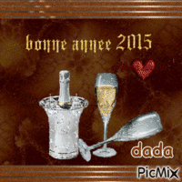 Bonne annees 2015 a tout mes amies et amis ♥♥♥ animovaný GIF