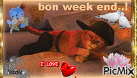 Bon week-end - Δωρεάν κινούμενο GIF