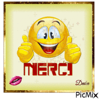 merci smileys - Ücretsiz animasyonlu GIF