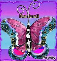 Bisou papillon Animated GIF