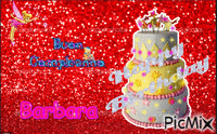 buon compleanno barbara - Безплатен анимиран GIF
