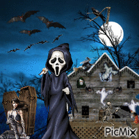 Spook House animasyonlu GIF