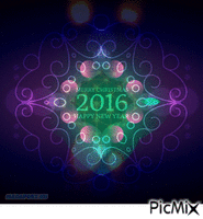 Happy New Year - Animovaný GIF zadarmo
