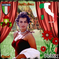 Sophia Loren - GIF animado gratis