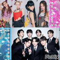 BlackPink and BTS ✨💖💖 Animiertes GIF