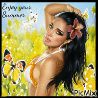Enjoy your Summer. GIF animé