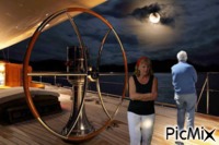 bouffée d'oxygene sur le bateau - Zdarma animovaný GIF