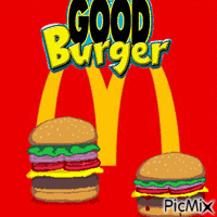 good burger MacDonald - GIF animé gratuit
