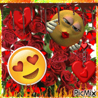 emoji valentine - GIF animé gratuit