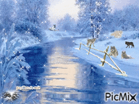 Paysage - Darmowy animowany GIF
