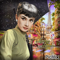 Audrey Hepburn at Fall