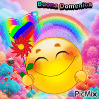 Buona Domenica con il Sorriso - 無料のアニメーション GIF