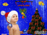 Ilove Christmas GIF animasi