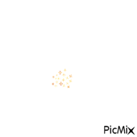 gold twinkling stars - GIF animasi gratis