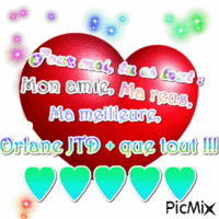 Orlane,ma meilleure♥♥ - Darmowy animowany GIF