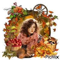 Fall beauty Animated GIF