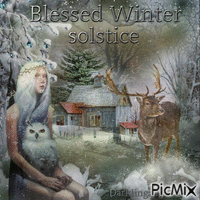 Blessed Solstice - Gratis animerad GIF