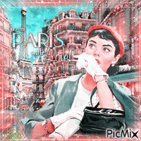Femme vintage à Paris