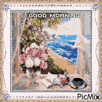 Good Morning. Window view - Ingyenes animált GIF