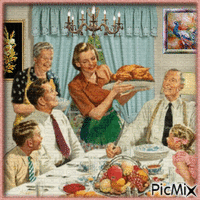 Famille - Vintage. - Free animated GIF