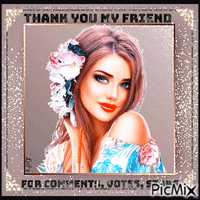Thank you my Friend for comments stars and votes. - GIF animé gratuit