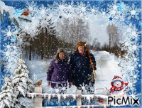 вот и зима - Ingyenes animált GIF