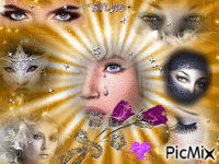 yeux ma creation a partager sylvie - Free animated GIF