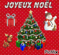 Joyeux noel - Безплатен анимиран GIF