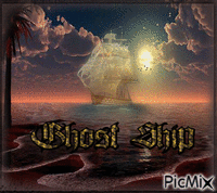 Ghost Ship - Ilmainen animoitu GIF