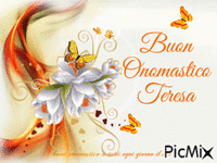 b.onomastico teresa - Безплатен анимиран GIF