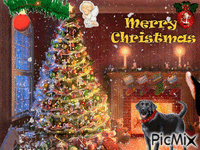 Merry Christmas GIF animasi