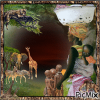 Africa - GIF animado grátis